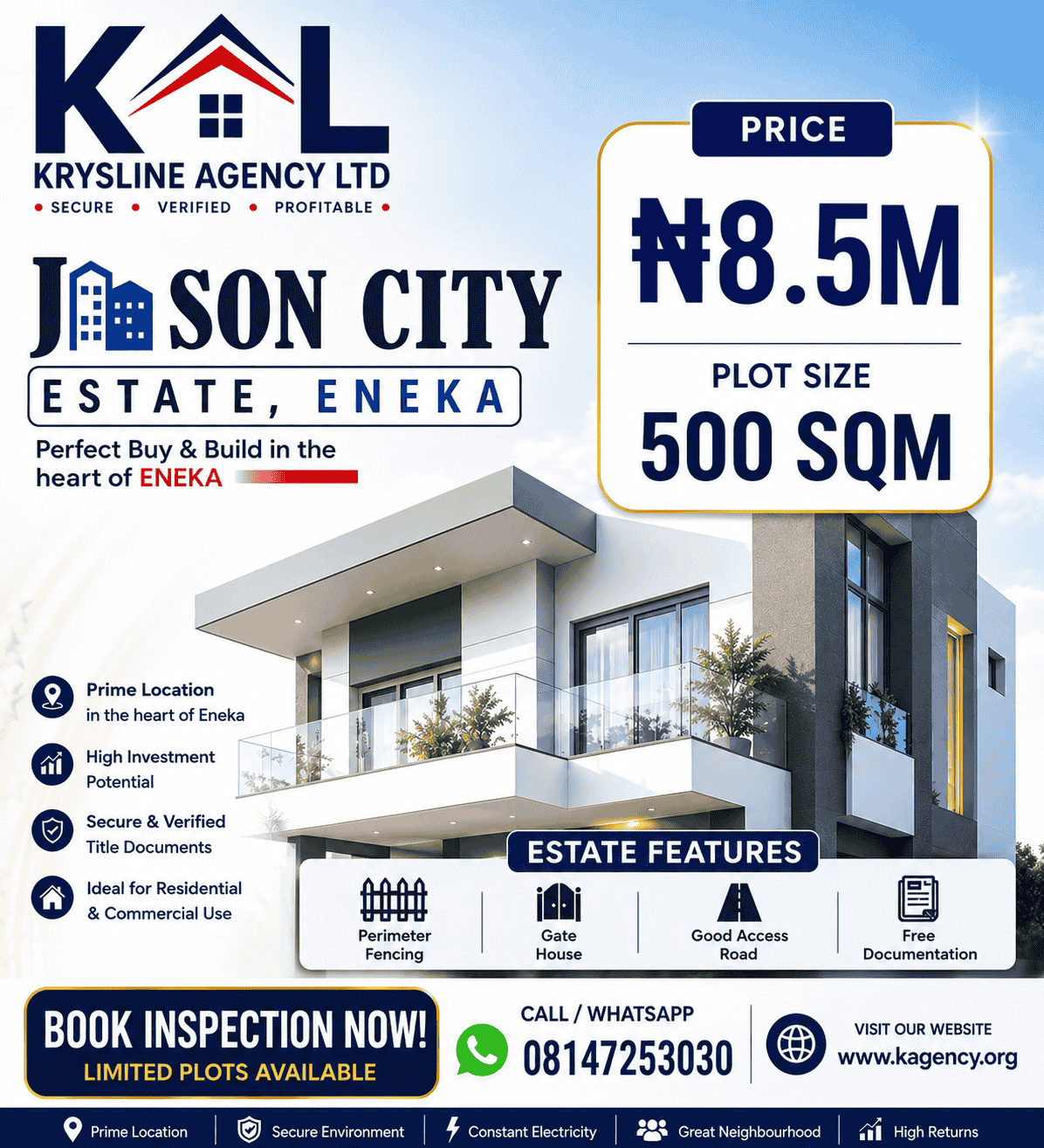 Jonson City Estate, Eneka
