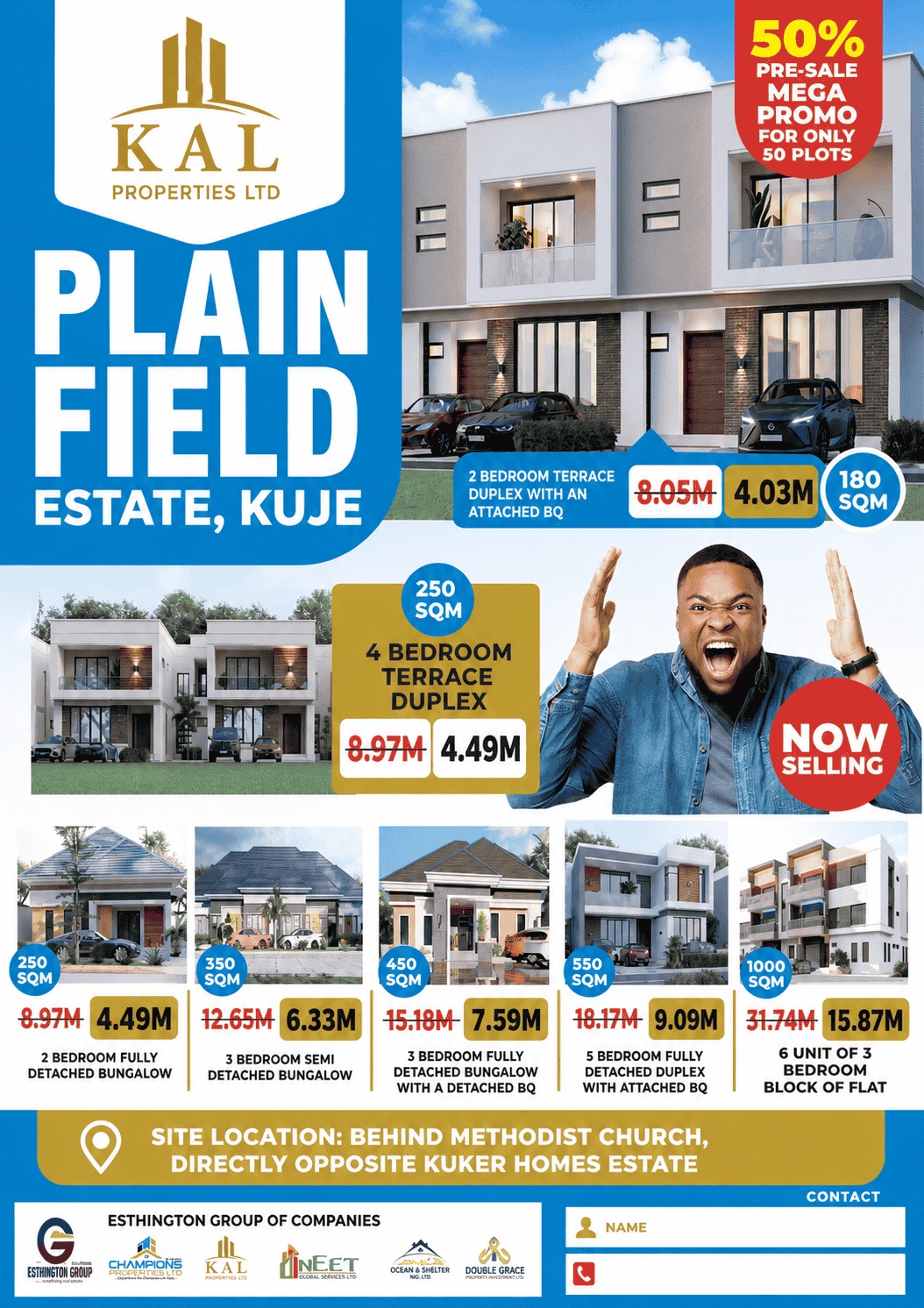 PLAIN FIELD ESTATE, KUJE